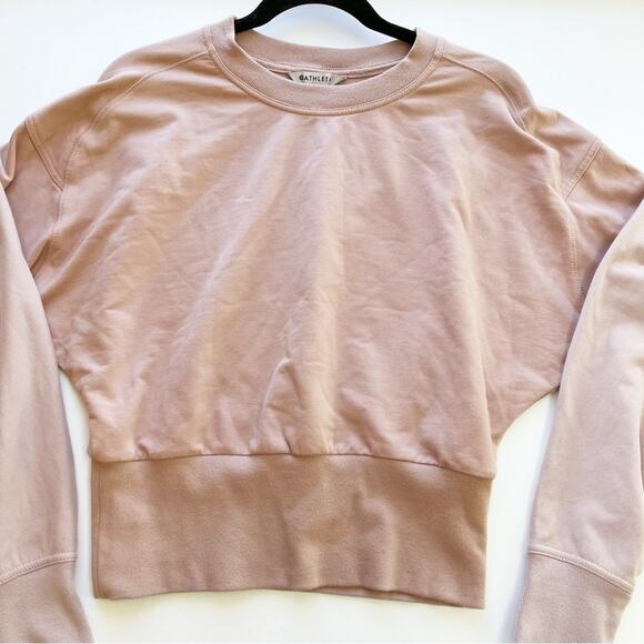 Athleta Retroterry Crewneck Sweater Smoked Mauve - Picture 5 of 8